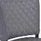 Armen Living Gia 26" Counter Height Swivel Gray Fabric and Espresso Wood Bar Stool LCGIBAESGR26 - alternate 2